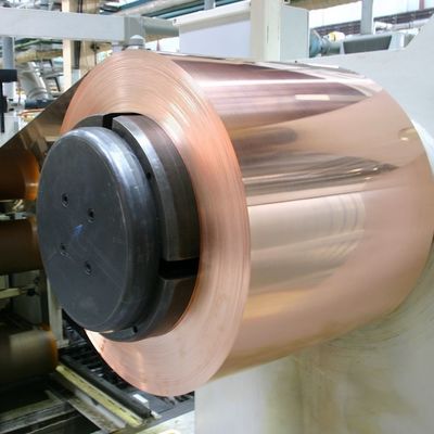 Durable Copper Foil Shielding Thickness 0.008mm 0.42mm On Request Coil Length And Weight