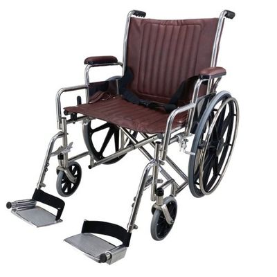 Magnetic-Free Wheelchair with Manual Brakes, 15KG, 45cm Seat Width, Medical Mobility Device for Hospitals, Clinics & Care Centers