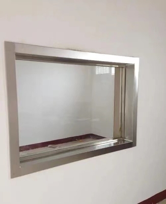 Medical 1.7mmpb-6.71mmpb Radiation Protection Lead Glass Light Transmittance ≥90%