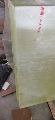 10mm Thickness Customized Leaded Glass For X Ray Shielding Smooth Edge