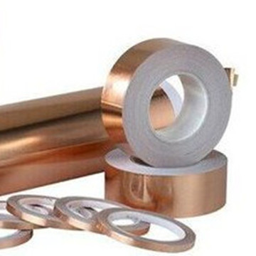 نوار فویل مس براق مقاوم در برابر حرارت Emi Shielding با چسب