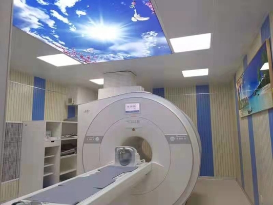 مجموعه کامل آبی آسمان Mri LED نورپردازی سقف فیلم نرم کارآمد 2.4 متر در 1.8 متر