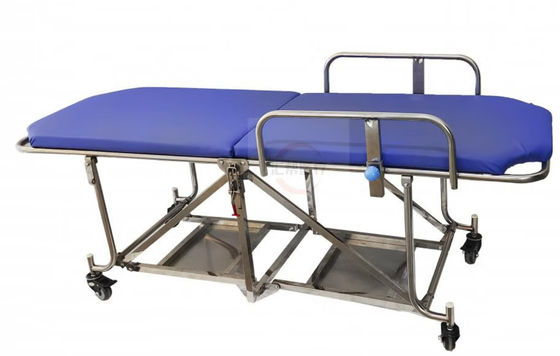 Magnet-Free Stretcher Constructed from Non-Ferrous Aluminum Alloy, Fitted with Full-Perimeter Rubber Bumper, Dimensions: 1920mm × 630mm × 720mm