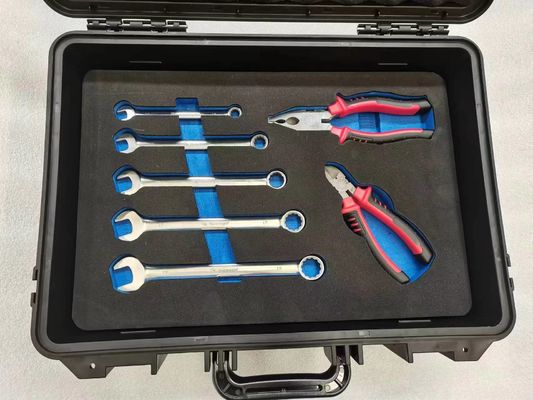 Customized non ferrous tool kit silver with black handles crafted to meet the needs of precision metalworkers and fabricators