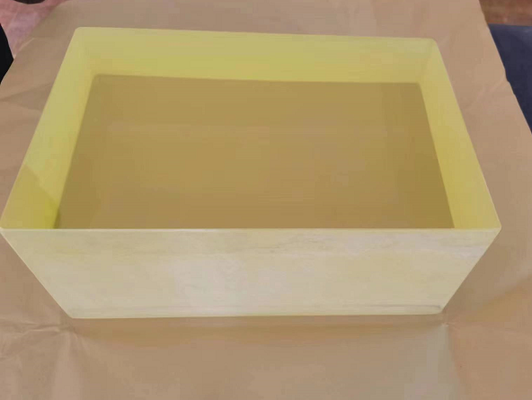 حفاظت از تشعشعات شیشه سرب مقاوم در برابر اکثر مواد شیمیایی با 55-65٪ محتوای اکسید سرب و 4mmPb معادل سرب برای محافظت از اشعه ایکس