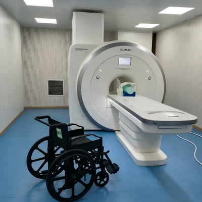 45 سانتی متر ارتفاع کمر پشتی صندلی چرخدار غیر مغناطیسی قابل انعطاف مناسب برای اتاق MRI 3.0T افزایش کارایی و ایمنی حمل و نقل