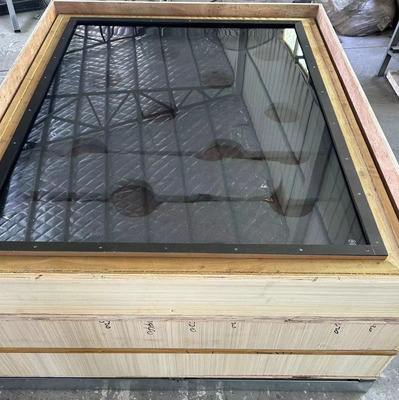 100dB ضخامت پنجره محافظ RF 1200x900mm با شیشه لایه دار برای محافظ RF MRI