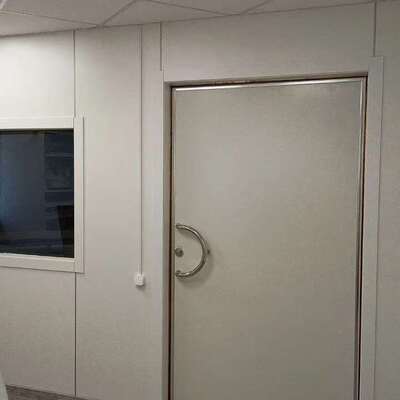 Swing Door RF Shielded Door with 100 dB Shielding Effects in Steel or Aluminum for the electromagnetic sheielding