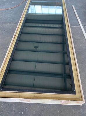 پنجره محافظت شده از رادیواکتیو 1200*900 میلی متر با محافظ EMI 10 تا 130 مگاهرتز و قاب آلومینیوم یا فولاد ضد زنگ برای اتاق های MRI