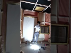 پنجره محافظ MRI با شبکه سیم شفاف برای اتاق MRI