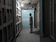 درب محافظ سرمه ای سایکلوتران پزشکی هسته ای با اندازه سفارشی