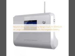 محدوده اندازه گیری میزان دوز نوترون 0.1μSv/h-100mSv/h بر روی صفحه لمسی بزرگ با باتری شارژ پذیر