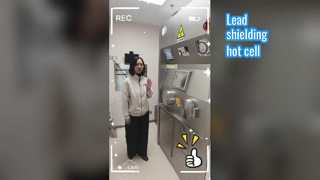 سلول داغ I-131 با محافظ معادل سرب